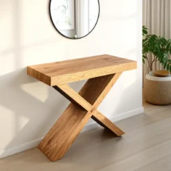 Adelaide tavolo consolle allungabile wood rovere mdf melaminico h75 p45/95/145/195 l90 2-8 posti