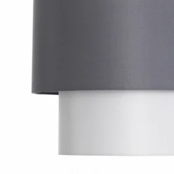 Alaska lampadario in tessuto grigio d40xh30 cm