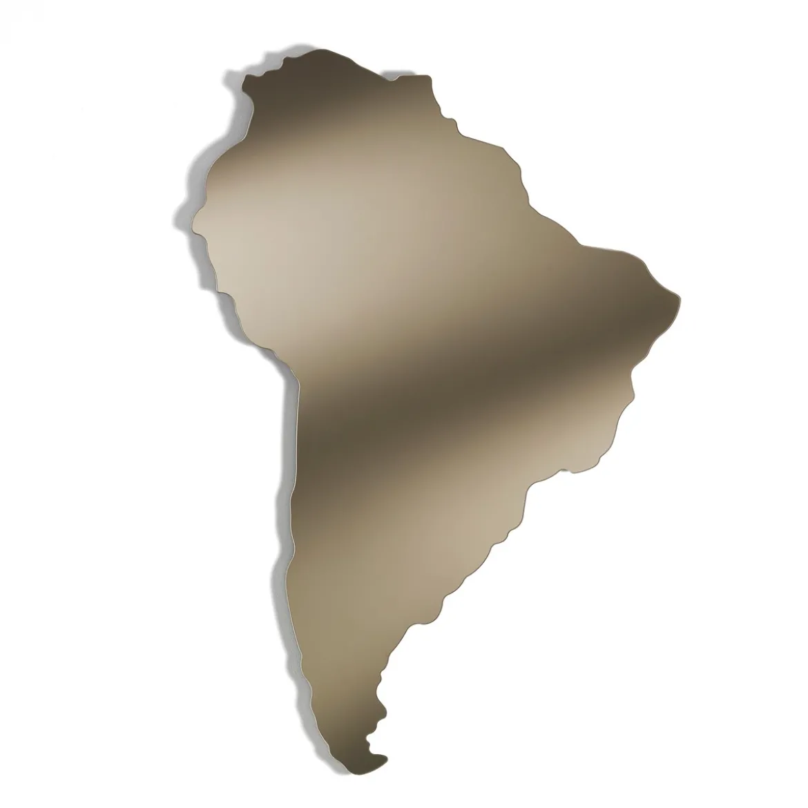 Amerika specchio da parete colore bronzo 60x80 cm