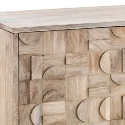 Amon madia 3 ante in legno massello di mango h75 l172 p45 cm