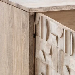 Amon madia 3 ante in legno massello di mango h75 l172 p45 cm