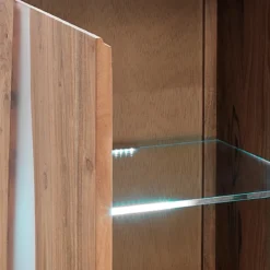 Anubi madia 3 ante realizzata in legno massello di acacia cm.h80 l170 p45