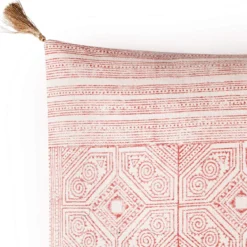 Arae cuscino rosa rivestimento cotone 100% sfoderabile 45x45 cm