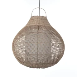 Aritha natural lampadario da interno/esterno in lidi colore naturale d60xh60 cm