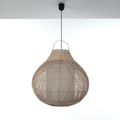 Aritha natural lampadario da interno/esterno in lidi colore naturale d60xh60 cm
