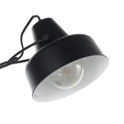 Ark lampada da tavolo in metallo verniciato nero opaco 21.5x45 h65 cm