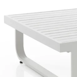 Aron outdoor divano 2 posti basamento alluminio tessuto waterproof cm. l.156 p.78 h.66