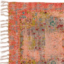Artist tappeto bagno / scendiletto in cotone 100% con nappe 110x60 cm