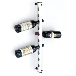 Artus porta 10 bottiglie alluminio cm h66 l4 p10