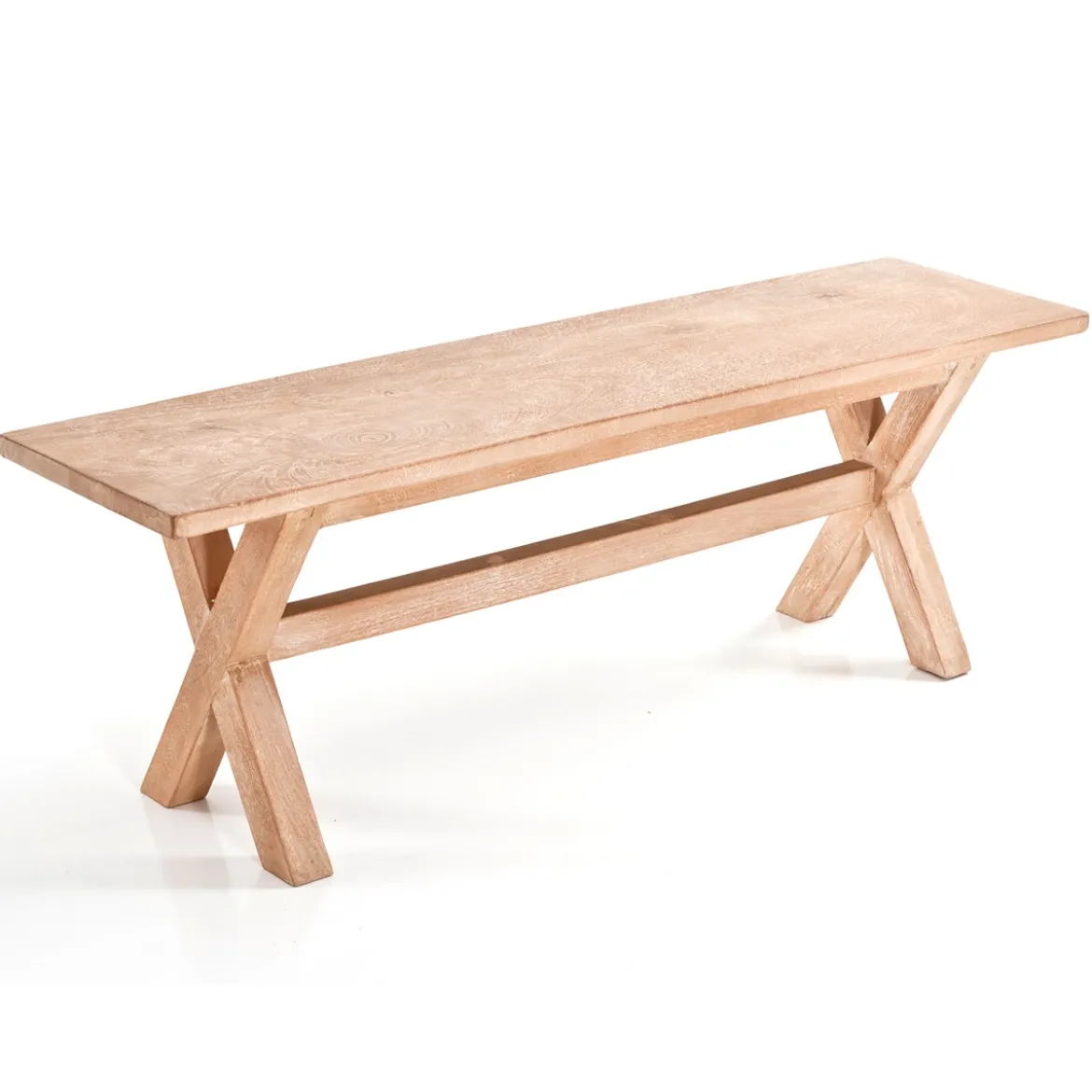 Avignone panca modello in legno massello di mango l.160 p.355 h.445 cm