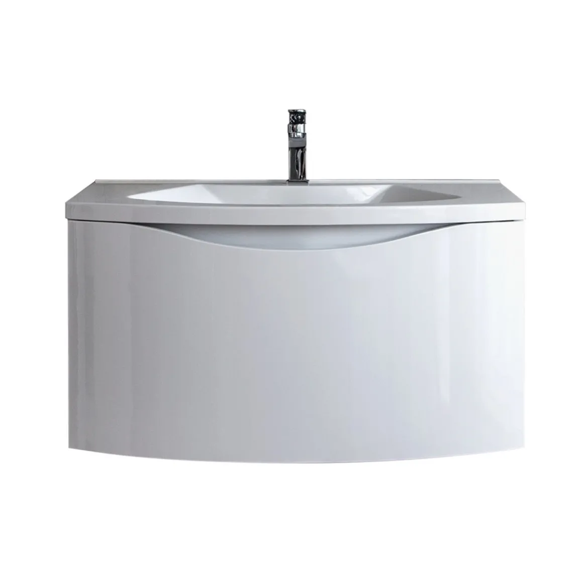Bagno - base l80 con lavello e cestone 80x48xh43 cm