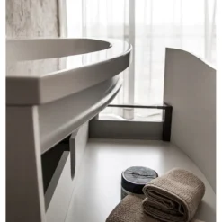 Bagno - base l80 con lavello e cestone 80x48xh43 cm