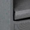 Bali grey poltrona da esterno in alluminio rivestito in pvc grigio scuro 56.5x58xh85 cm