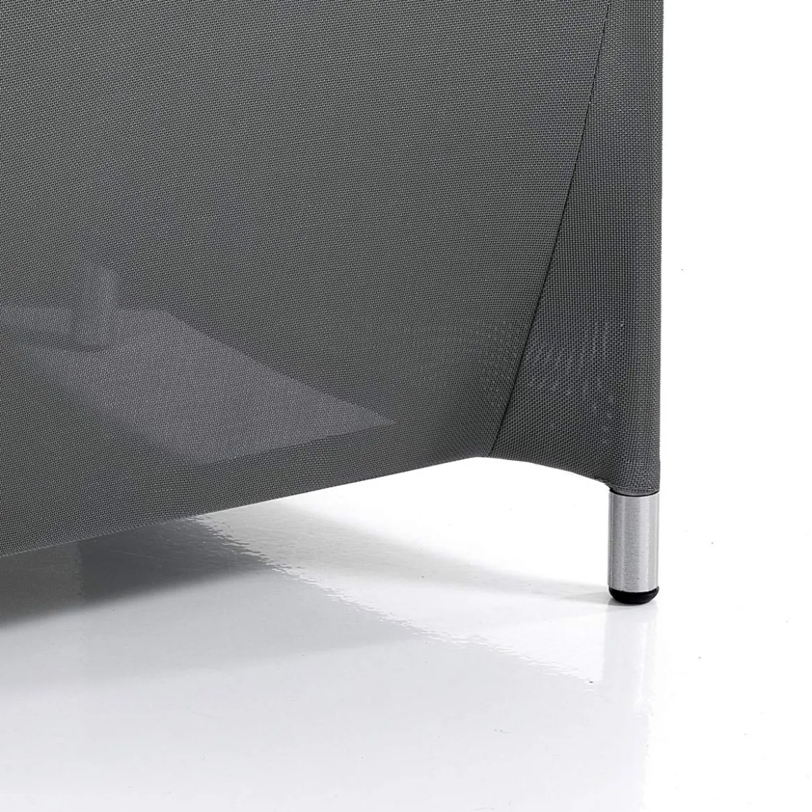 Bali grey poltrona da esterno in alluminio rivestito in pvc grigio scuro 56.5x58xh85 cm