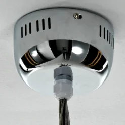 Balls lampadario con sfere in vetro trasparente d45 h80 cm