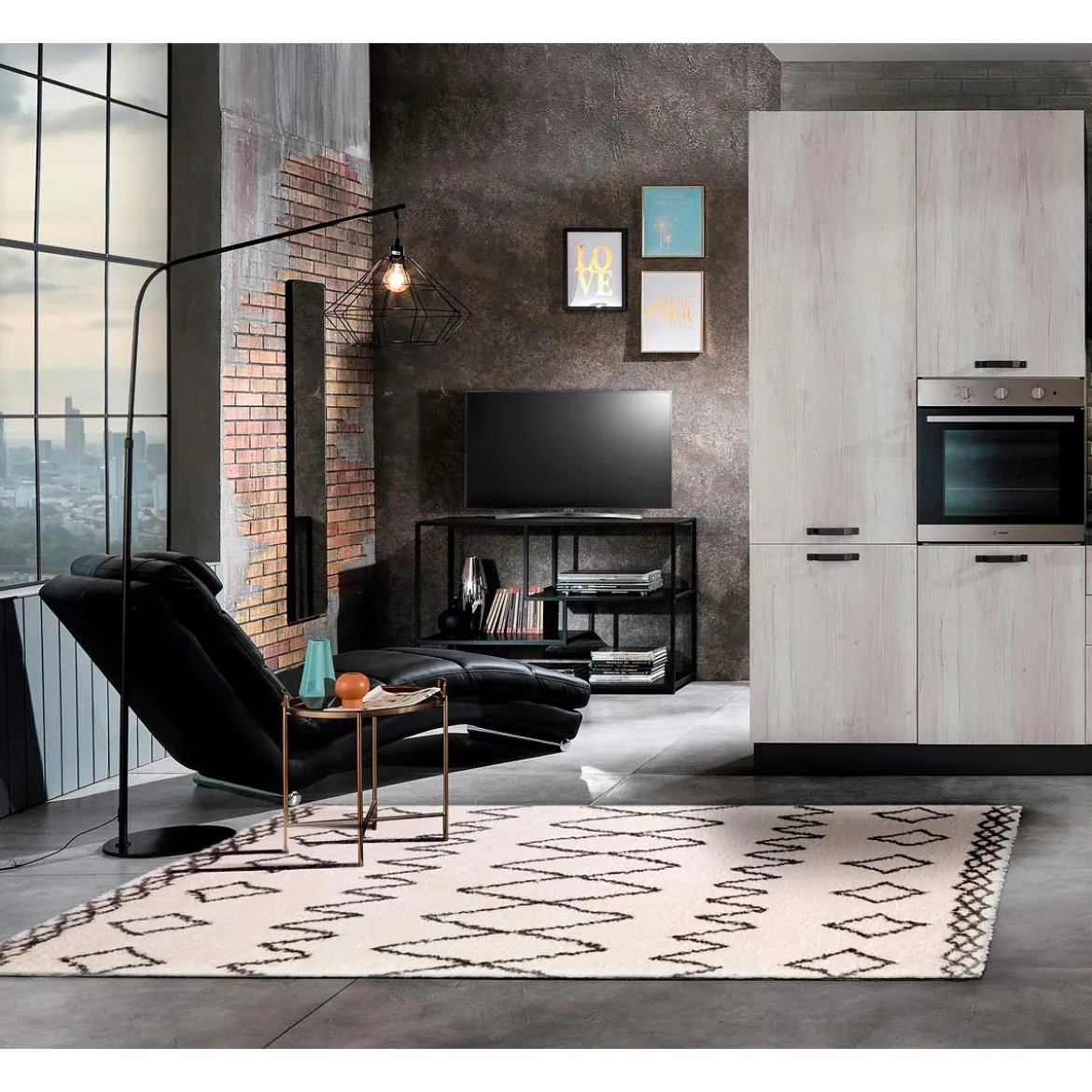 Berber 02 tappeto cm 133 x 190 pet friendly riduce gli allergeni