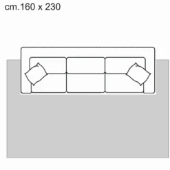 Berber 12 tappeto cm 160 x 230 pet friendly riduce gli allergeni