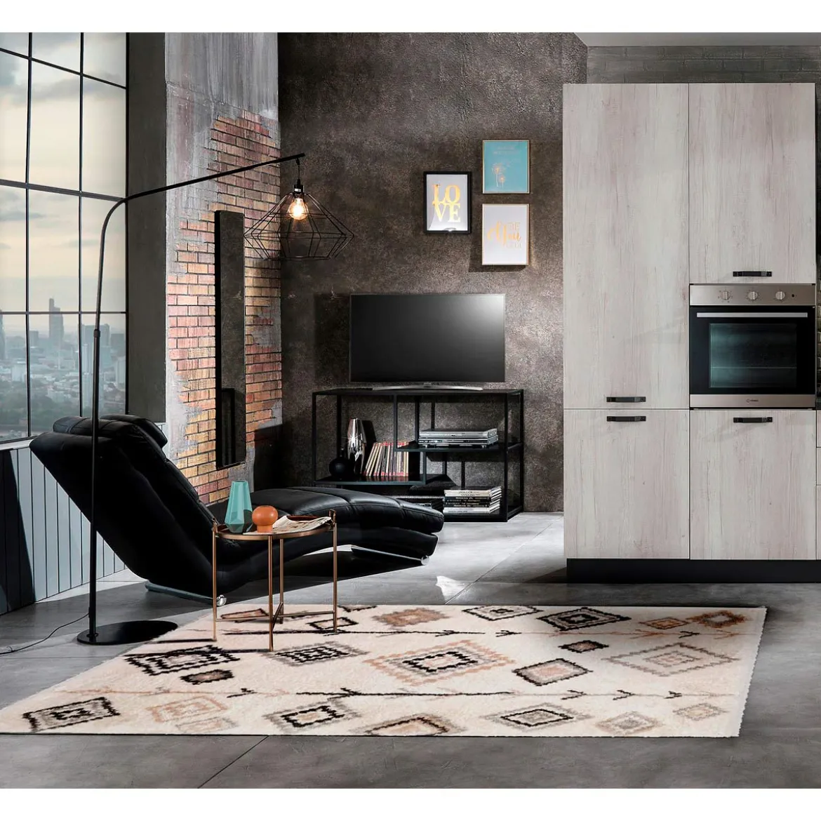 Berber 05 tappeto cm 133 x 190 pet friendly riduce gli allergeni