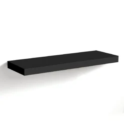 Billa black mensola 60 in tamburato di mdf verniciata nera opaca cm. l.60 x p.235 x h.38