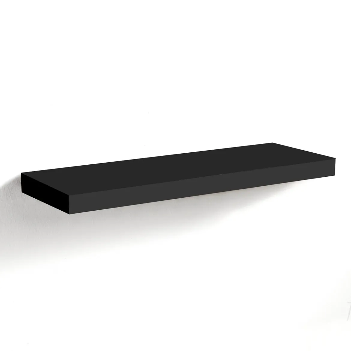 Billa black mensola 60 in tamburato di mdf verniciata nera opaca cm. l.60 x p.235 x h.38