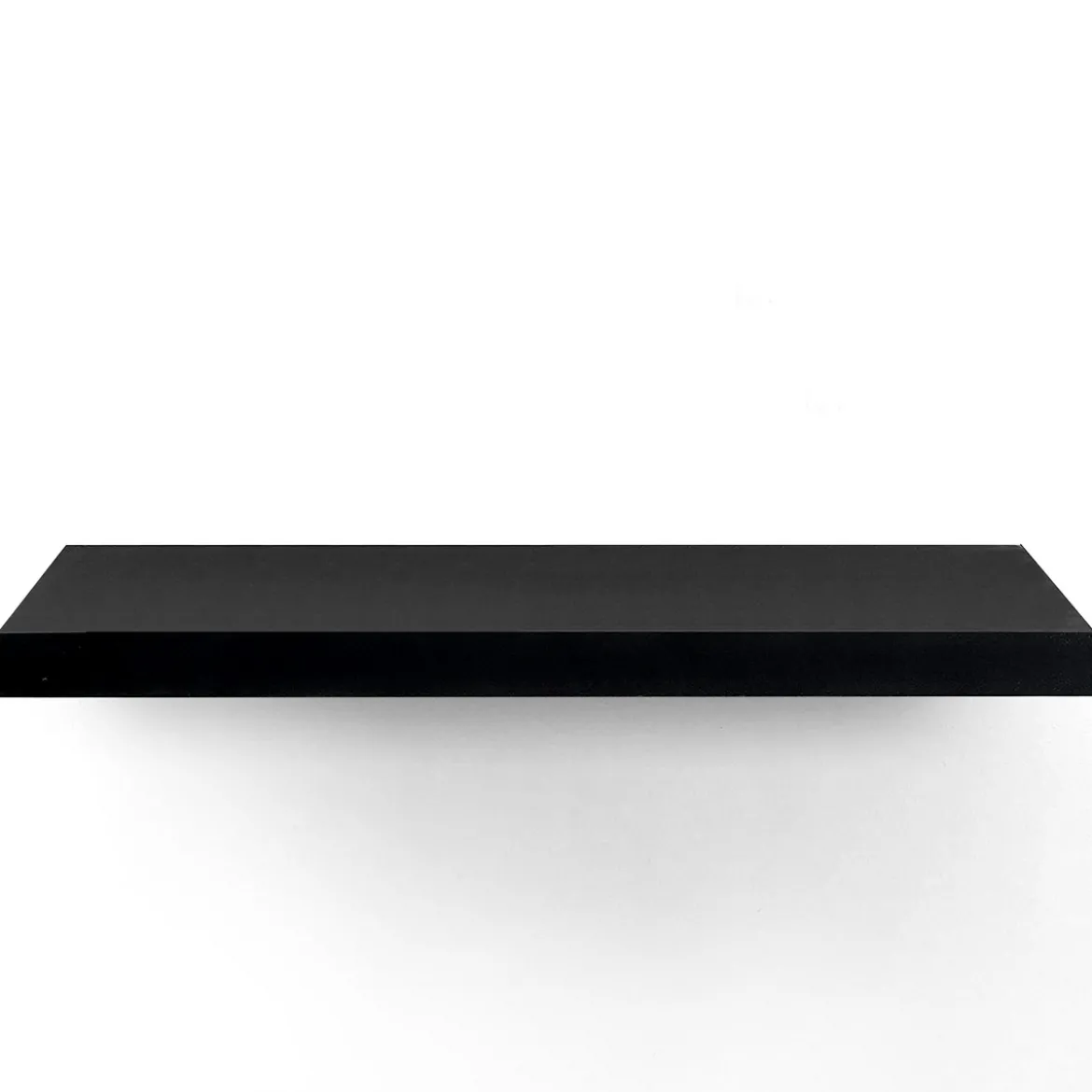 Billa black mensola 60 in tamburato di mdf verniciata nera opaca cm. l.60 x p.235 x h.38