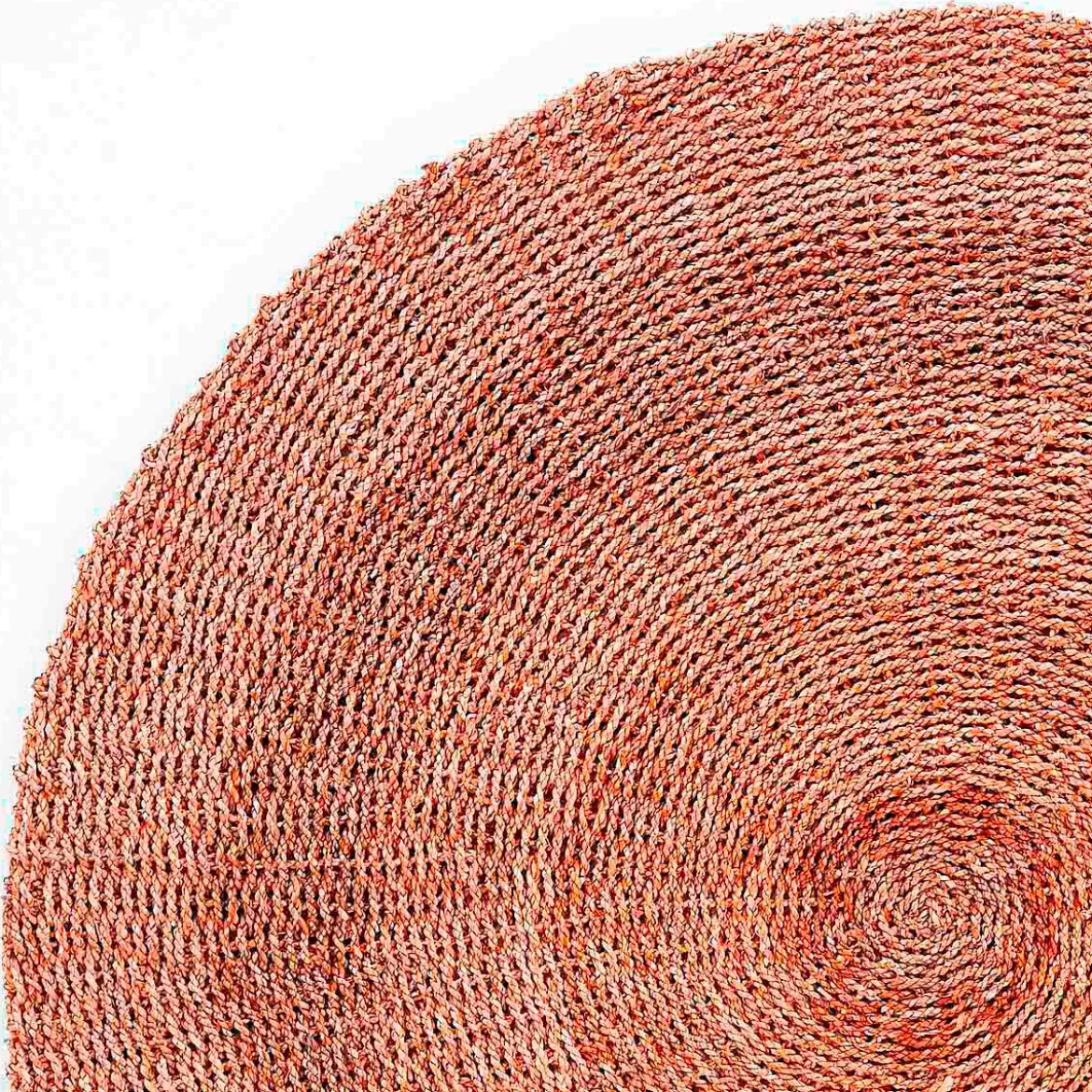 Brahmi tappeto rotondo in seagrass colore naturale per interno/esterno d150 cm