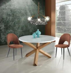Brunch lampadario in metallo verniciato ottone con sfere in vetro d60 h60 cm