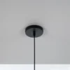Cage lampadario in metallo nero opaco filo regolabile d50 h25 cm