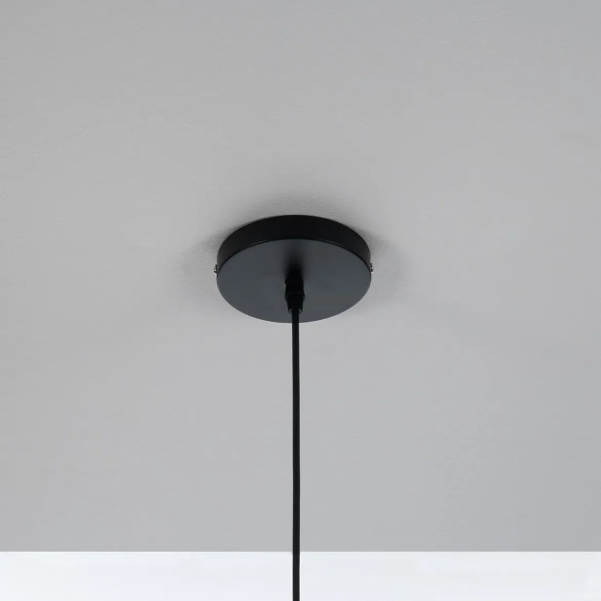 Cage lampadario in metallo nero opaco filo regolabile d50 h25 cm