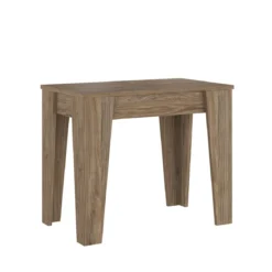 Charlie wood tavolo consolle finitura noce crudo h75 l90 p54 consolle p306 tavolo 14 posti posti a sedere