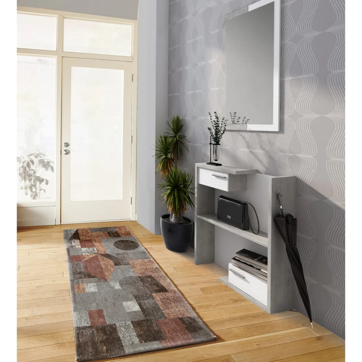 City globe 02 tappeto corsia 100% polipropilene cm 80 x 150