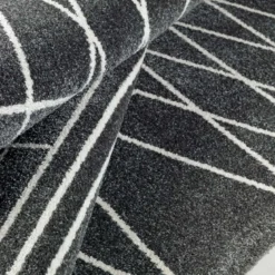 City grey black 13 tappeto bagno / scendiletto cm 60 x 110