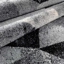 City grey black 02 tappeto corsia 100% polipropilene cm 80 x 150