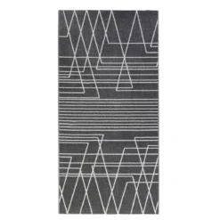 City grey black 14 tappeto corsia 100% polipropilene cm 80 x 150