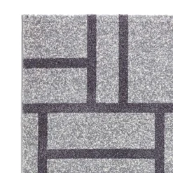 City grey black 11 tappeto 100% polipropilene cm 133 x 190