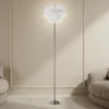 Cloud lampada da terra in polipropilene bianco opaco e acciaio d40 h170 cm