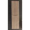 Colonna pensile in legno finitura rovere tranchè con ante ammortizzate l40 p30 h150 cm