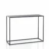 Consolle Doppia THIN in Acciaio Antracite Opaco Grande, 100x40xh77.5 Piccola, 90x38xh67.5 cm
