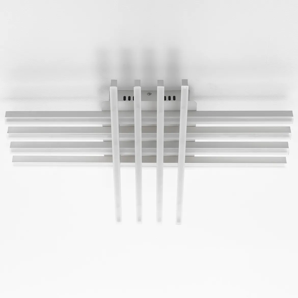 Cross white plafoniera / applique led in metallo bianco opaco 60x40 h13 cm