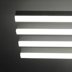 Cross white plafoniera / applique led in metallo bianco opaco 60x40 h13 cm