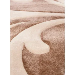 Damasko cream tappeto intagliato a mano 140 x 190 cm