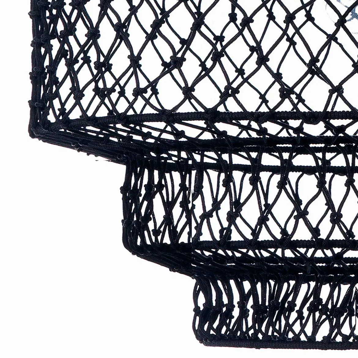 Diamond lampadario in nylon nero d50xh60 cm