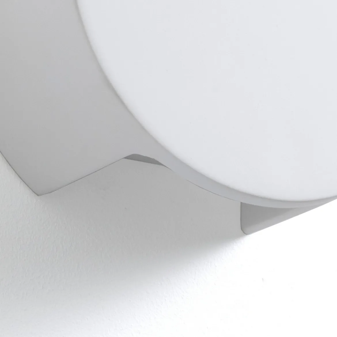 Domus-c applique in gesso di bianco opaco d15x7 cm