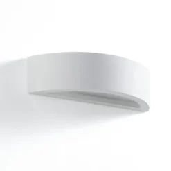 Domus-d applique in gesso di bianco opaco 30x10 h7.5 cm