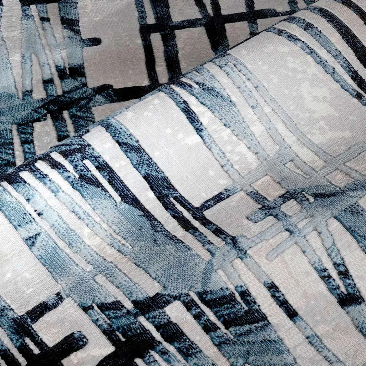 Elegant blue 06 tappeto corsia 100% polipropilene cm 80 x 150