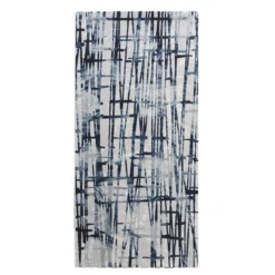 Elegant blue 06 tappeto corsia 100% polipropilene cm 80 x 150