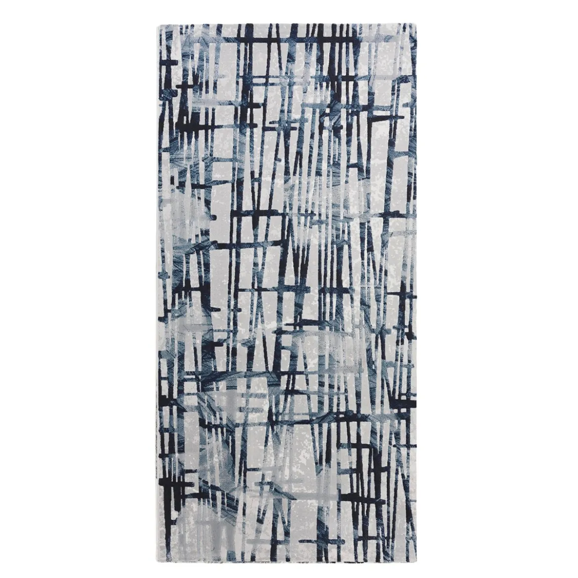 Elegant blue 06 tappeto corsia 100% polipropilene cm 80 x 150