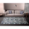 Elegant blue 03 tappeto 100% polipropilene cm 133 x 190