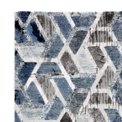 Elegant blue 03 tappeto 100% polipropilene cm 133 x 190