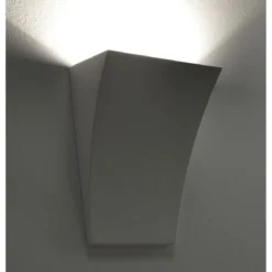 Firenze applique in ceramica bianca 19.5x11 h26 cm